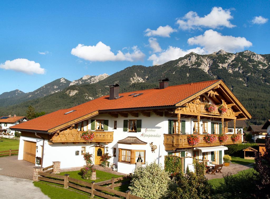 Gaestehaus Alpenparadies Krün Exterior foto